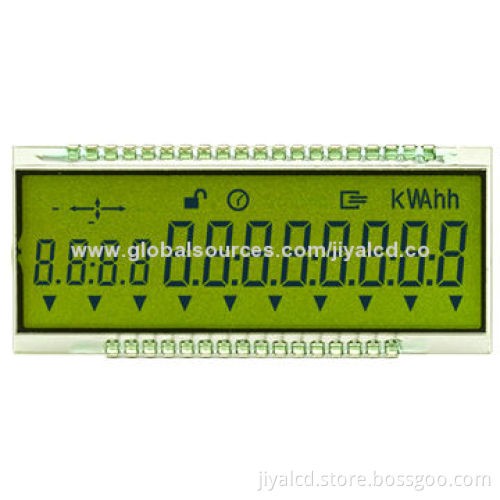 Segment LCD Panel, Meters and Instrument, Ammeter Display, TN, STN, Positive, Transflective